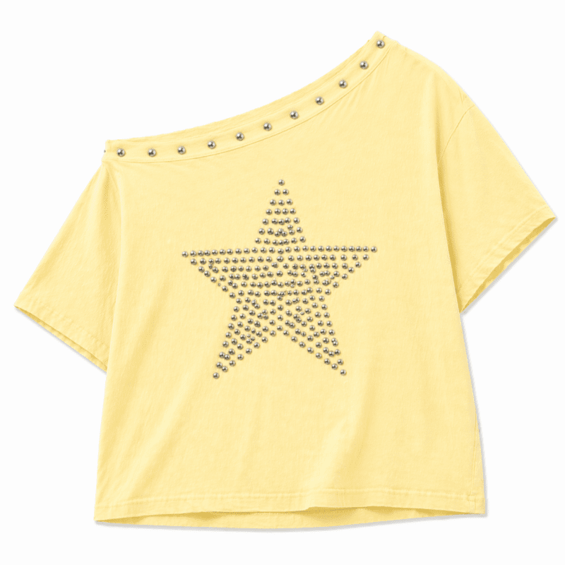 Camiseta de Manga Corta Amarilla